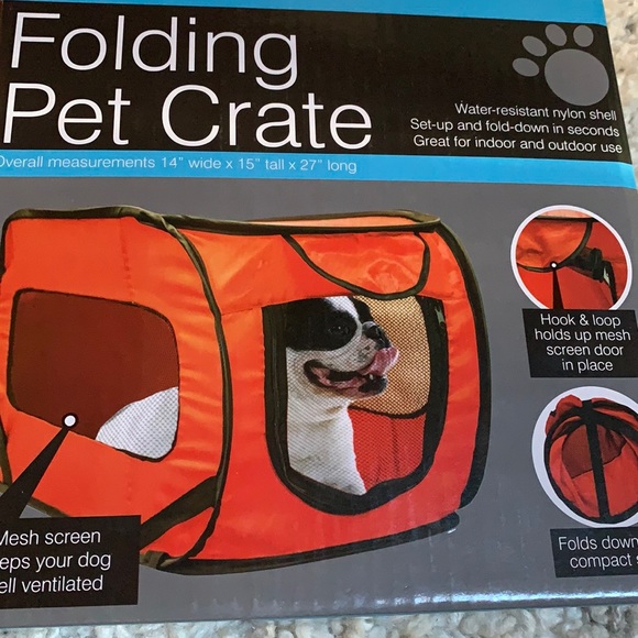 emmas way Dog Folding Pet Crate 4 By 15 Poshmark